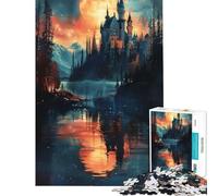 Puzzles for Adults 1000 Puzzles Beautiful Nature Landscape Fun at Home Activities, Enhance Memory Hands-on Game for And 14 Years And over (50x75cm)
