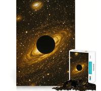 Puzzles for Adults 1000 Puzzles Black Hole in Galaxy Tight Cut Fun, Focus Building Toy, Leisure Fun Time, Birthday Art Play (38x52cm)