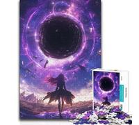 Puzzles for Adults 1000 Puzzles Black Hole World Anime Difficult Hard Family Game for And 14 Years And over (size 38x26cm)