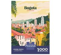 Puzzles for Adults 1000 Puzzles Bogota Colombia Travel Puzzles for Adults Family Game Pattern Assembly Unique Birthday And Gifts 38x26cm/1000pcs