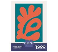 Puzzles for Adults 1000 Puzzles Botanical Abstract Shape Jigsaws for Adults Relaxing Games Perfect Decoration Help The Brain Exercise 38x26cm/1000pcs