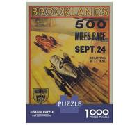 Puzzles for Adults 1000 Puzzles Brooklands 500 Miles Race Sept 24 Teenager Puzzles Fun Games Hand Speed Race Deal As Gifts for The Whole Family 52x38cm/1000pcs