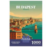 Puzzles for Adults 1000 Puzzles Budapest Hungary Cityscape Puzzles for Adults Family Game Pattern Assembly Unique Birthday And Gifts 52x38cm/1000pcs