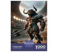 Puzzles for Adults 1000 Puzzles Bull Warrior Statue for Sale Adult Jigsaw Puzzle Relaxing Games For Family Fun Deal As Gifts for The Whole Family 70x50cm/1000pcs
