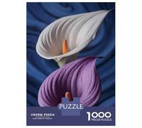 Puzzles for Adults 1000 Puzzles Calla Lily Flower Bouquet Puzzles for Adults Relax Games Staycation Kill Time for Birthday, Chrismas 52x38cm/1000pcs
