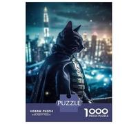 Puzzles for Adults 1000 Puzzles Catman A Hero We Deserve Puzzles for Adults Relax Games Staycation Kill Time for Birthday, Chrismas 38x26cm/1000pcs