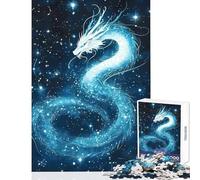 Puzzles for Adults 1000 Puzzles Celestial Dragon in Starry Night Anti-Stress Toys Great Gift for Games Hands-on Game Help The Brain Exercise Size 38x52cm