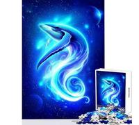 Puzzles for Adults 1000 Puzzles Celestial Leviathan Educational Toy Birthday Gift Impossible Game with Matching Poster And Trivia Sheet Size 50x75cm