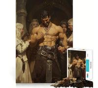Puzzles for Adults 1000 Puzzles Champion's Devotion Perfect Edge Play Logic Game Play Idle Play Game Birthday Art Play (38x52cm)