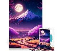 Puzzles for Adults 1000 Puzzles Cherry Blossom Japan Perfect Edge Play Logic Game Play Idle Play Game Birthday Art Play (38x26cm)