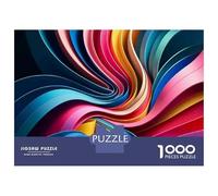 Puzzles for Adults 1000 Puzzles Colorful Abstract Background Puzzles for Adults Relaxing Games Precision Cutting Deal As Gifts for The Whole Family 52x38cm/1000pcs
