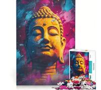 Puzzles for Adults 1000 Puzzles Compassionate Buddha, Fun Games, Train Your Brain And Hands, Enhance Love between Couples 38x26cm