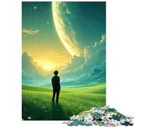 Puzzles for Adults 1000 Puzzles Contemplation Planet Help The Brain Exercise Family Activities Brain Teaser Game for Age 14+ Game (38x26cm)