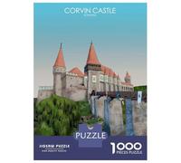 Puzzles for Adults 1000 Puzzles Corvin Castle in Romania Jigsaw for Adults Hands-on Game For Family Fun Unique Birthday And Gifts 38x26cm/1000pcs