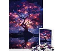 Puzzles for Adults 1000 Puzzles Cosmic Tree Of Life Adult Jigsaw Puzzles Improve Memory Help The Brain Exercise for Is Ideal As A Gifts (38x52cm)