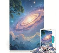 Puzzles for Adults 1000 Puzzles Cosmic Tree of Life, Fun Games, Train Your Brain And Hands, Enhance Love between Couples 38x26cm