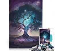 Puzzles for Adults 1000 Puzzles Cosmic Tree Of Life, Fun Games, Train Your Brain And Hands, Enhance Love between Couples 50x75cm