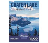 Puzzles for Adults 1000 Puzzles Crater Lake National Park Puzzles for Adults Family Game Pattern Assembly Unique Birthday And Gifts 70x50cm/1000pcs