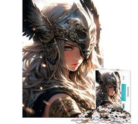 Puzzles for Adults 1000 Puzzles Crimson Queen Valkyrie Fun Activities at Home Hand Speed Race Educational Toy for 14+ Puzzle Game Offered (38x52cm)