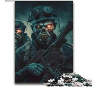 Puzzles for Adults 1000 Puzzles Dead Army Zombie Soldier Unique Challenge Game But Fun And Humorous Birthday Gift (size 38x52cm)