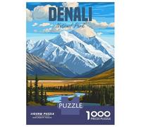 Puzzles for Adults 1000 Puzzles Denali National Park Puzzles for Adults Family Game Pattern Assembly Unique Birthday And Gifts 52x38cm/1000pcs
