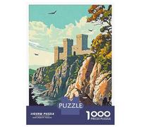 Puzzles for Adults 1000 Puzzles Dudley Castle Vintage Puzzles for Adults Relax Games Precision Cutting Unique Birthday And Gifts 52x38cm/1000pcs