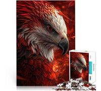 Puzzles for Adults 1000 Puzzles Eagle My Funny Friend Made of cardboard for 14+ Antistress Vacation at home Killing time Family Fun Gift。size：26x38cm/10.24x14.96inch