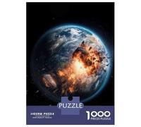 Puzzles for Adults 1000 Puzzles Earth Explosion Wallpaper Puzzles for Adults Relaxing Games Precision Cutting Deal As Gifts for The Whole Family 70x50cm/1000pcs