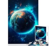 Puzzles for Adults 1000 Puzzles Earth Fragile Tellus Jigsaw Puzzles for Adults Birthday Present Every Piece Is Unique - Challenging Game Toys (50x75cm)