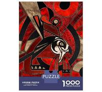 Puzzles for Adults 1000 Puzzles Egyptian Horus Puzzles for Adults Family Game Pattern Assembly Unique Birthday And Gifts 70x50cm/1000pcs