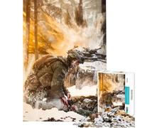 Puzzles for Adults 1000 Puzzles Endless Winter War Educational Challenge Wall Art Practical Game for 14+ Puzzle Game Offered (50x75cm)