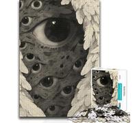 Puzzles for Adults 1000 Puzzles Eyes of The Unknown Brainteaser Family Games Staycation Kill Time Birthday Gift (50x75cm)