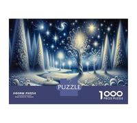 Puzzles for Adults 1000 Puzzles Fairy Tale Forest Night Puzzles for Adults Relaxing Games Precision Cutting Deal As Gifts for The Whole Family 52x38cm/1000pcs