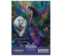 Puzzles for Adults 1000 Puzzles Fantasy Artwork with Tiger-1 Adult Jigsaw Puzzle Relaxing Games For Family Fun Deal As Gifts for The Whole Family 70x50cm/1000pcs
