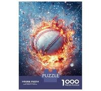 Puzzles for Adults 1000 Puzzles Flame & Water Baseball -1 Jigsaws for Adults Anti-Stress Toys Enhance Memory Help The Brain Exercise 70x50cm/1000pcs