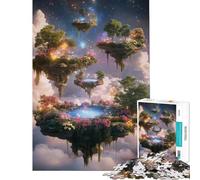 Puzzles for Adults 1000 Puzzles Floating Islands Fantasy Jigsaws for Adults DIY Toys Difficult Challenge Deal As Gifts for The Whole Family (Size 50x75cm)