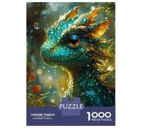 Puzzles for Adults 1000 Puzzles Forest Green Baby Dragon Puzzle for Adults Relax Games Analysis And Logic Deal As Gifts for The Whole Family 38x26cm/1000pcs