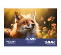 Puzzles for Adults 1000 Puzzles Fox in The Sunlight Puzzles for Adults Relaxing Games Precision Cutting Deal As Gifts for The Whole Family 38x26cm/1000pcs