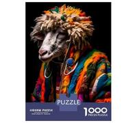 Puzzles for Adults 1000 Puzzles Future Goat Puzzles for Adults Relaxing Games Precision Cutting Deal As Gifts for The Whole Family 38x26cm/1000pcs