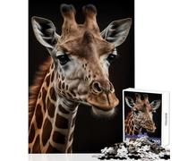 Puzzles for Adults 1000 Puzzles Giraffe AI Generative Adult Jigsaw Puzzles Improve Memory Help The Brain Exercise for Is Ideal As A Gifts (38x26cm)