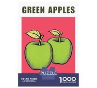 Puzzles for Adults 1000 Puzzles Green Apples Pop Art Kitchen Poster Puzzle for Adults Relax Games Analysis And Logic Deal As Gifts for The Whole Family 38x26cm/1000pcs