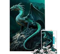 Puzzles for Adults 1000 Puzzles Green Earth Elder Dragon Brain Intelligence Challenge Addictive Toys Hands-on Game A Work of Art Gifts Ideas (Size 38x52cm)
