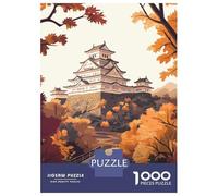 Puzzles for Adults 1000 Puzzles Himeji Castle Japan Puzzles for Adults Relax Games Precision Cutting Unique Birthday And Gifts 52x38cm/1000pcs