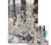 Puzzles for Adults 1000 Puzzles Iced Blossom Whispers, Hands-on Game, Hand Speed Race, Unique Gifts for Birthday And Christmas (50x75cm)