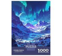 Puzzles for Adults 1000 Puzzles Illuminated Valley Puzzles for Adults Family Games Perfect Decoration Unique Birthday And Gifts 38x26cm/1000pcs