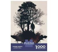 Puzzles for Adults 1000 Puzzles Island of Trees A Man's Journey Puzzles for Adults Relax Games Staycation Kill Time for Birthday, Chrismas 52x38cm/1000pcs