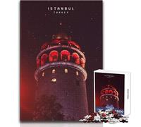 Puzzles for Adults 1000 Puzzles Istanbul Challenging Game Toys Learning Educational Art Work Gift Size 50x75cm
