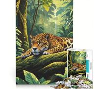 Puzzles for Adults 1000 Puzzles Jaguar in The Jungle, Anti-Stress Toys, Decompressing Intellectual, for Birthday, Chrismas (50x75cm)
