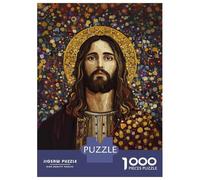 Puzzles for Adults 1000 Puzzles Jesus Christ Portrait Gustav Style Puzzles for Adults Relaxing Games Precision Cutting Deal As Gifts for The Whole Family 52x38cm/1000pcs