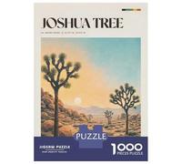 Puzzles for Adults 1000 Puzzles Joshua Tree National Park Sunset Puzzles for Adults Relax Games Precision Cutting Unique Birthday And Gifts 52x38cm/1000pcs
